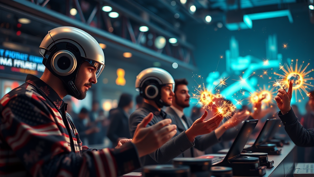 AI 부업 종류 및 특징 비교 (realistic 스타일)