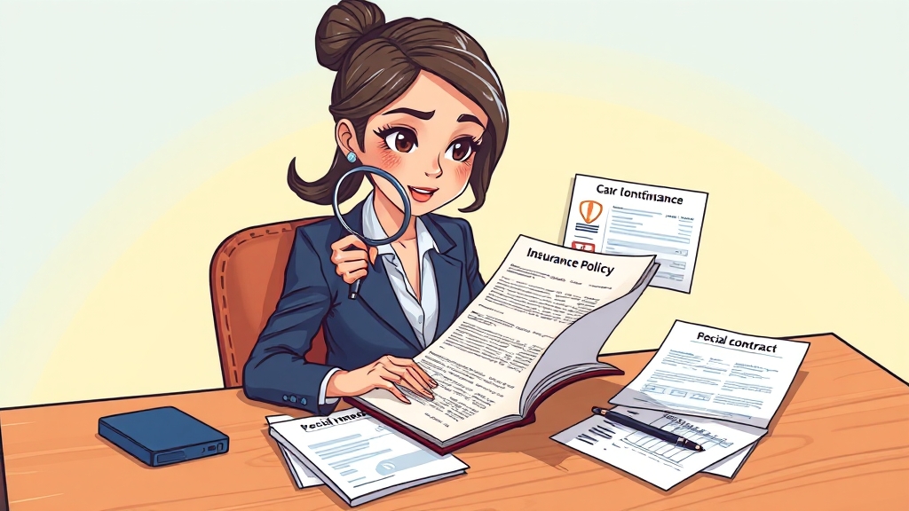 가입 전 체크리스트: 약관 & 유의사항 (cartoon 스타일)