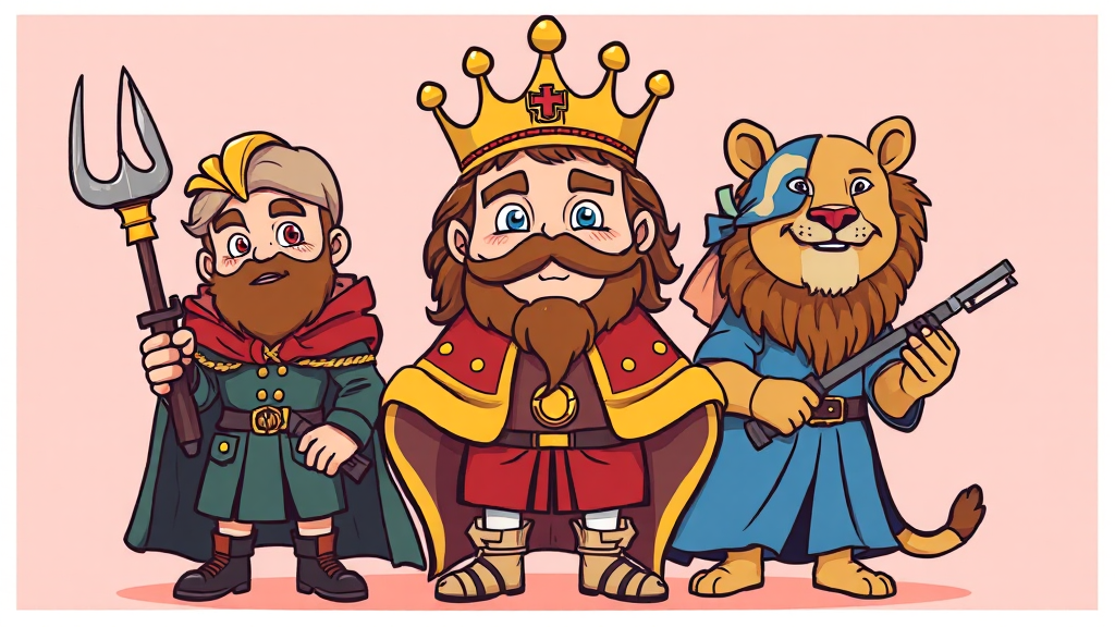 팝업존 구성 및 체험 안내 (cartoon 스타일)