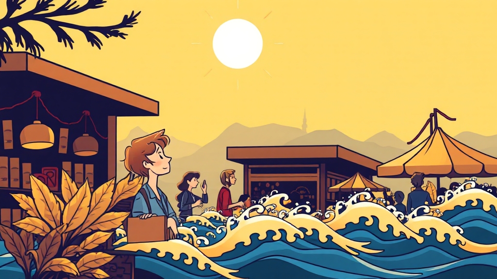 정책자금, 소상공인 버팀목 (illustration 스타일)