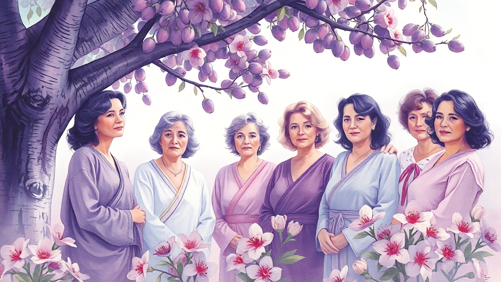 오디, 갱년기에 왜 좋을까? (watercolor 스타일)