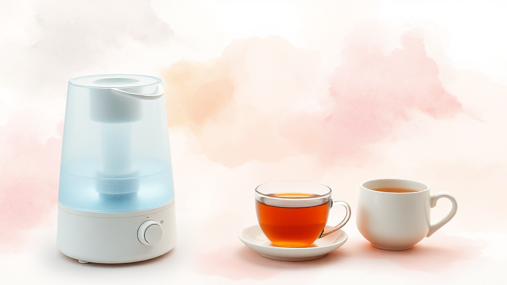 비후성 비염의 생활습관 관리 (watercolor 스타일)