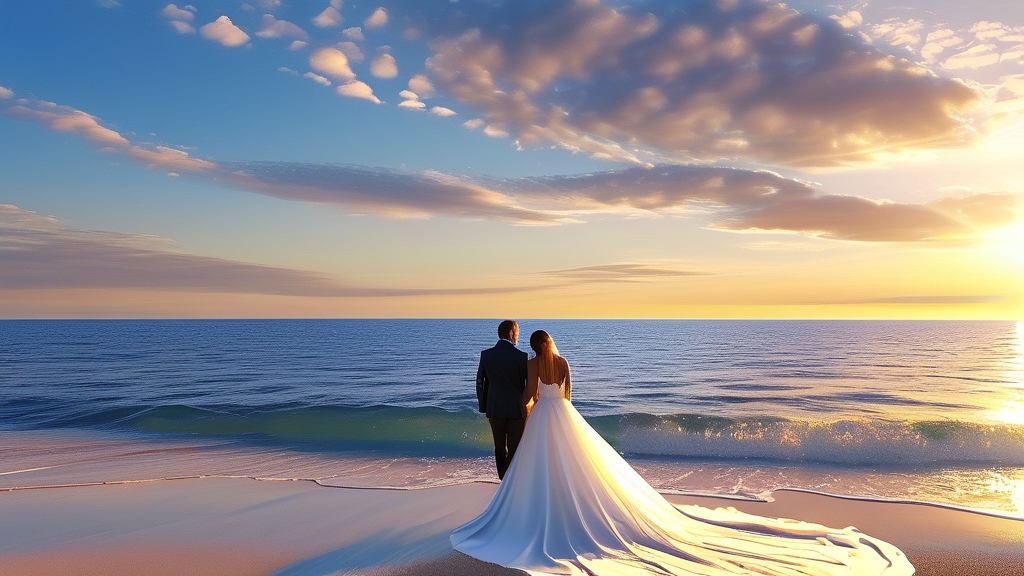 결혼식 날짜 선택의 숨겨진 의미 (realistic 스타일)