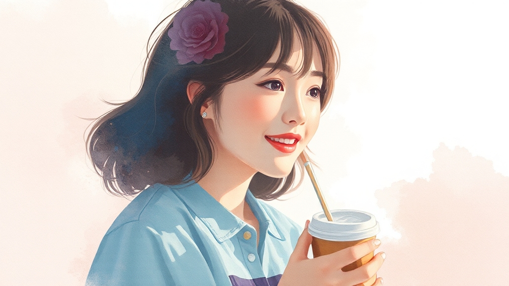 미미 예능 클립, 놓치면 후회! (watercolor 스타일)