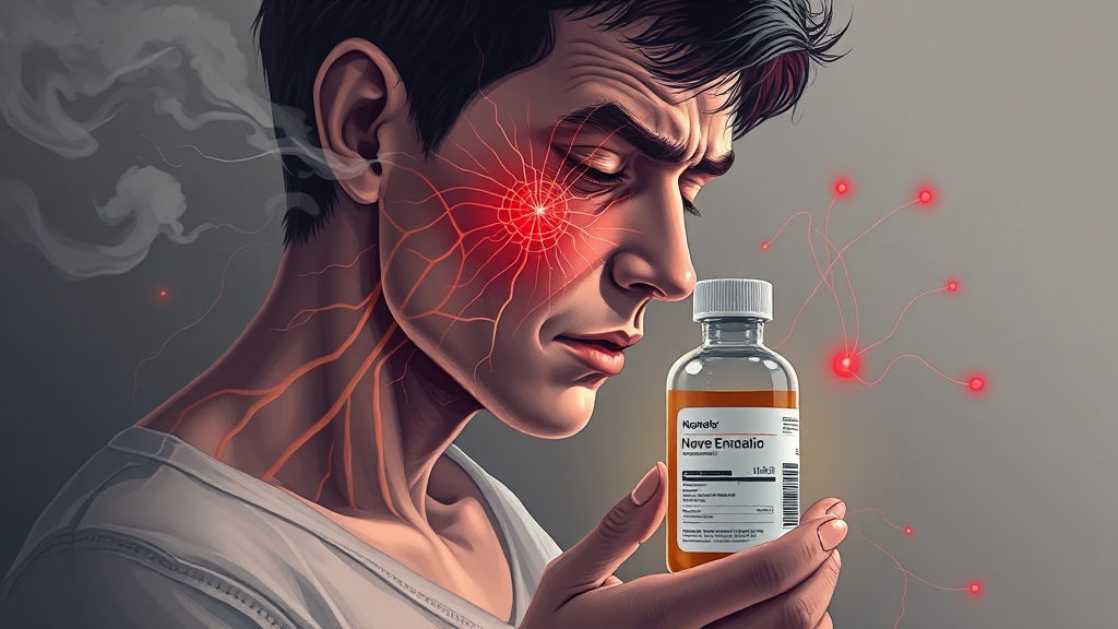 대상포진 후유증과 신경통 관리 (illustration 스타일)