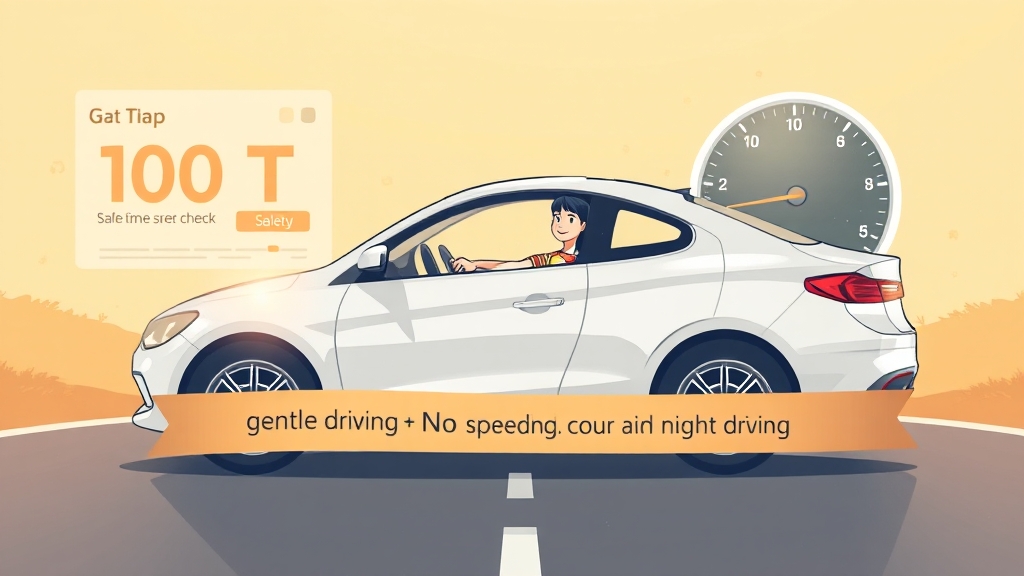 티맵 100점 달성 비법 (illustration 스타일)