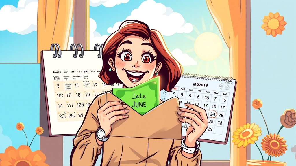 환급금은 언제 받을 수 있나요? (cartoon 스타일)