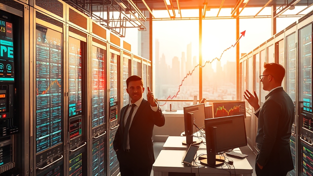 AI 인프라 시장 전망 및 투자 전략 (realistic 스타일)