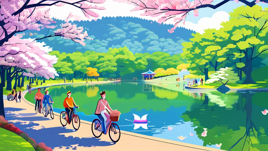 쌍암공원: 가족 나들이 최적화 명소 (cartoon 스타일)