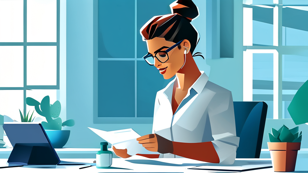 부가세 조기환급 신청 절차 및 필요 서류 (illustration 스타일)