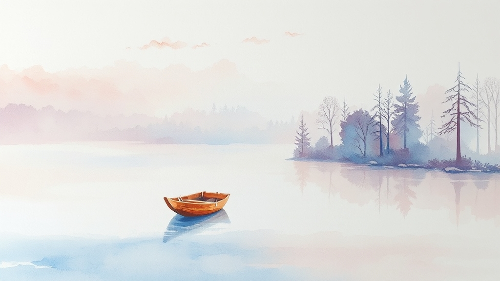 본인부담상한제와 환급금 (watercolor 스타일)