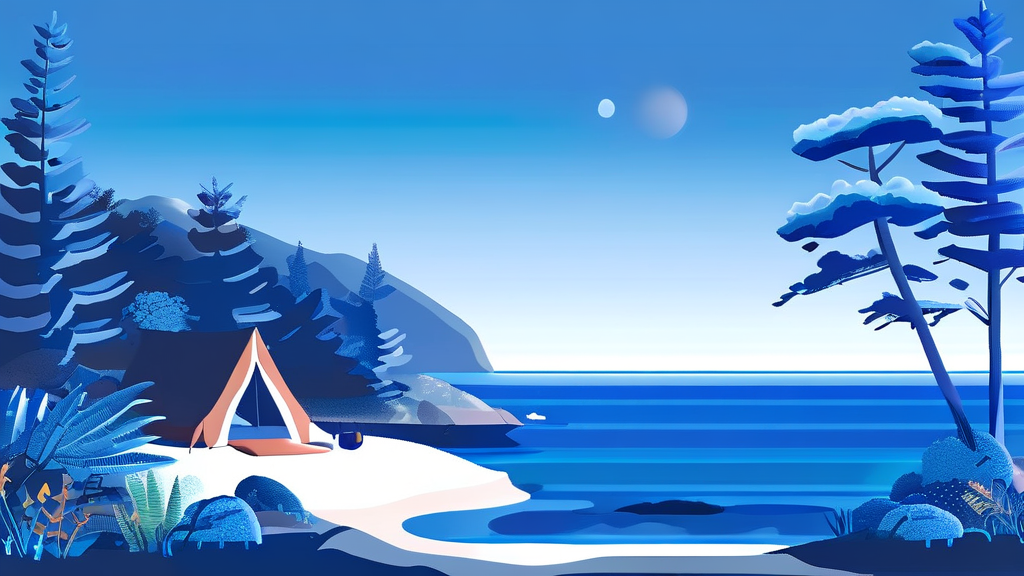 무의도 자연휴양림 방문 전 필수 확인 사항 (illustration 스타일)