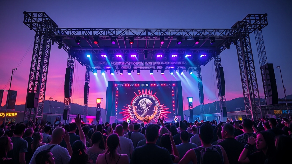 록페스티벌 기본 정보 (realistic 스타일)