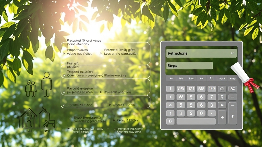 부동산 증여세 계산기, 똑똑하게 사용하는 법 (realistic 스타일)