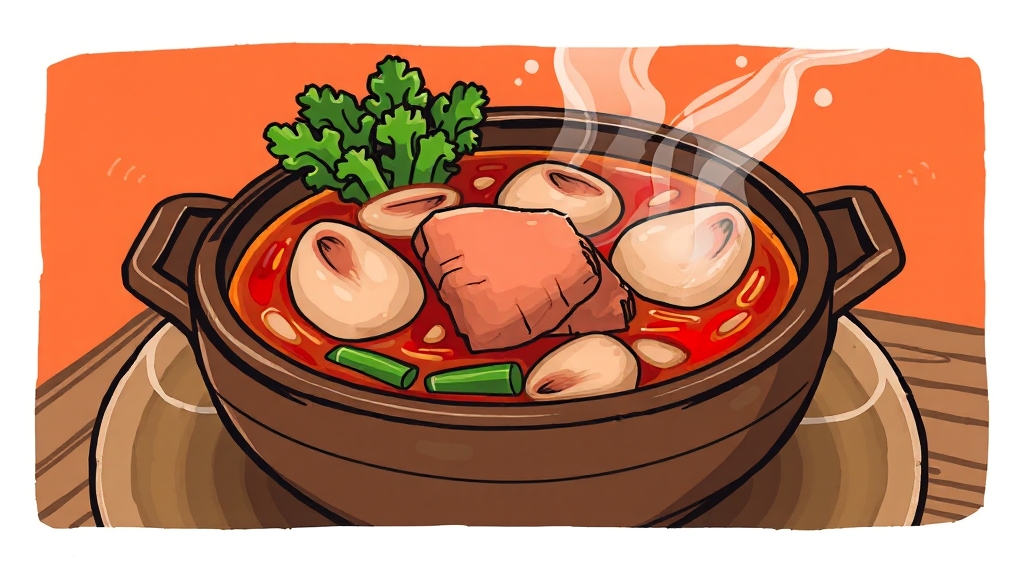 맛집 따라잡기: 기사식당 스타일 (cartoon 스타일)