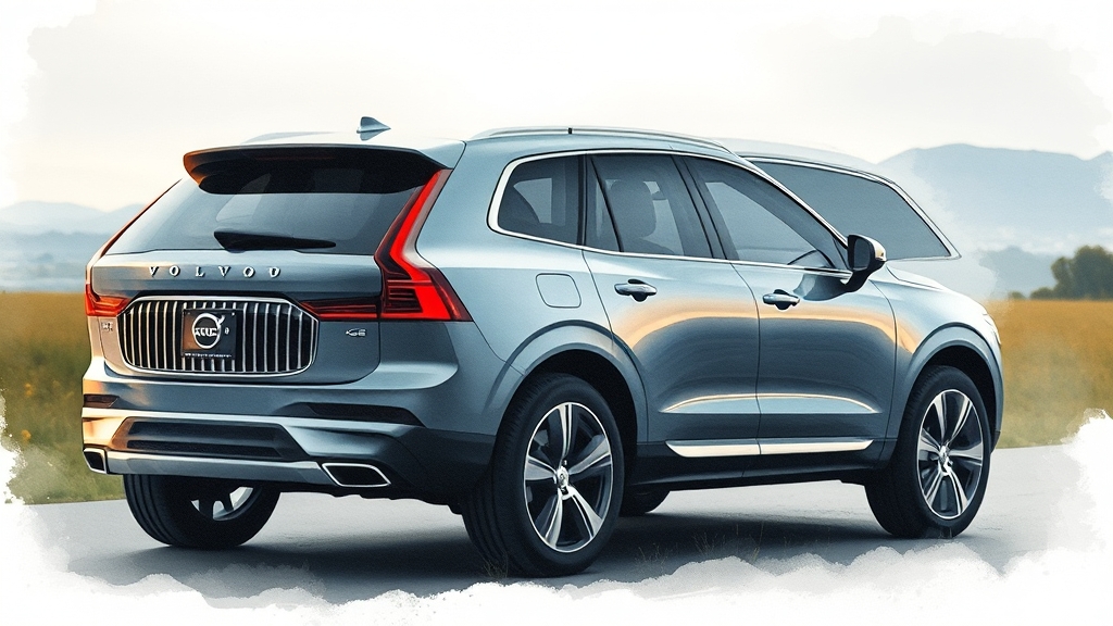 XC60 중고차 구매 가이드 (watercolor 스타일)