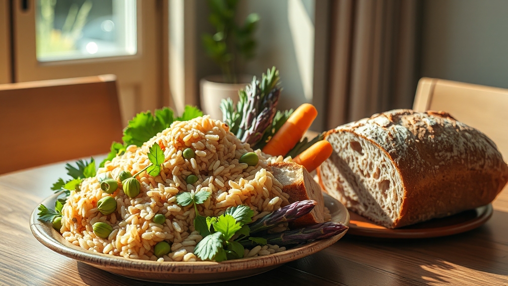 혈당 스파이크 방지 식습관 (realistic 스타일)