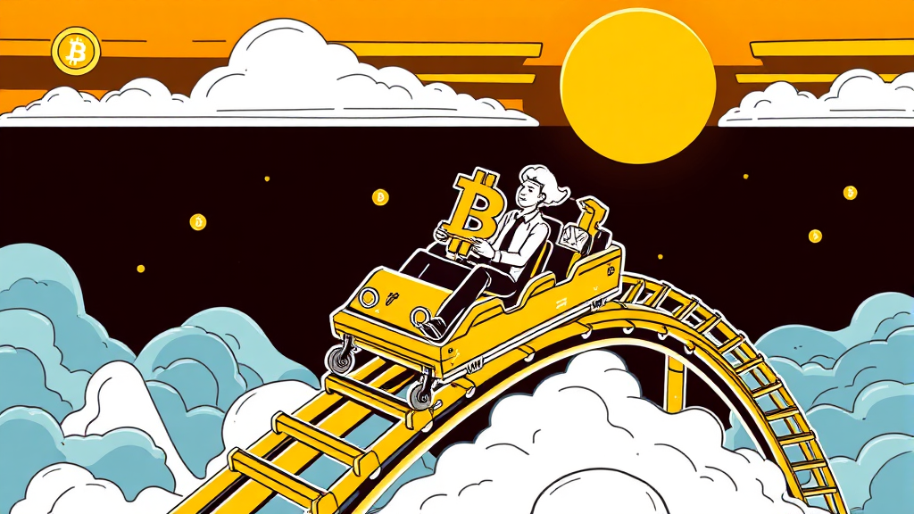 비트코인 리스크 관리 (illustration 스타일)