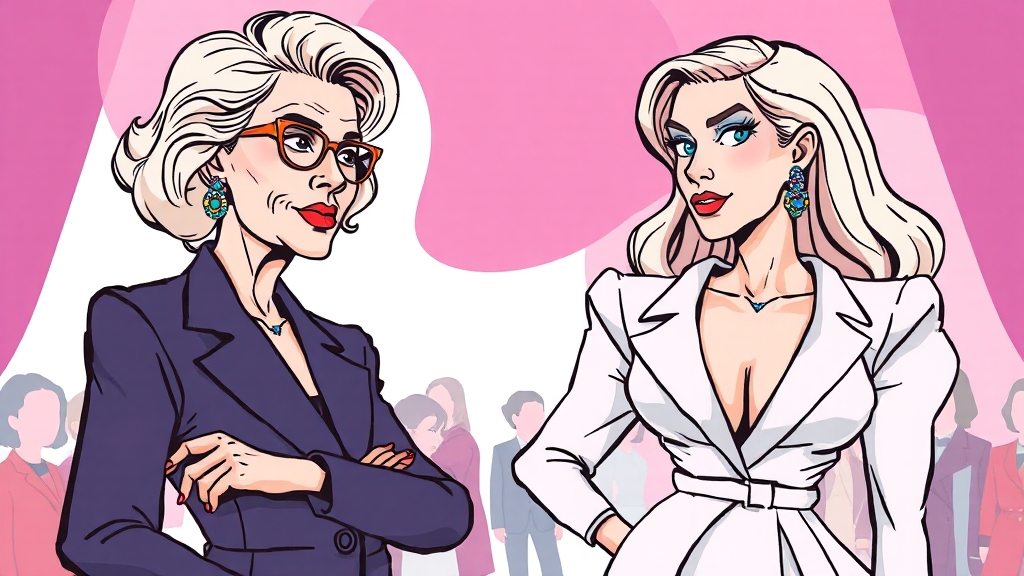 주요 등장인물 변화 및 새로운 출연진 (cartoon 스타일)