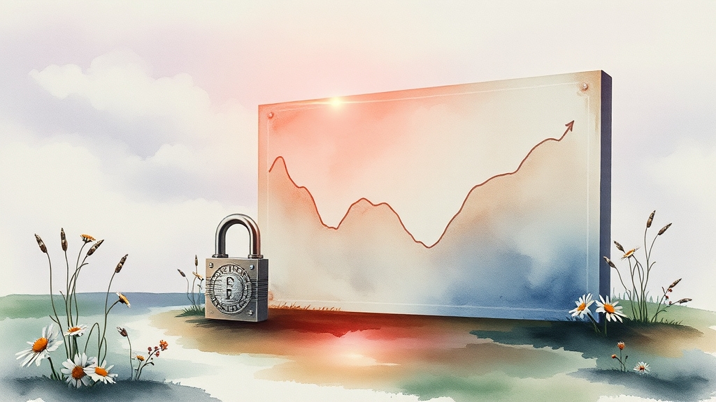 투자의 위험성과 유의사항 (watercolor 스타일)