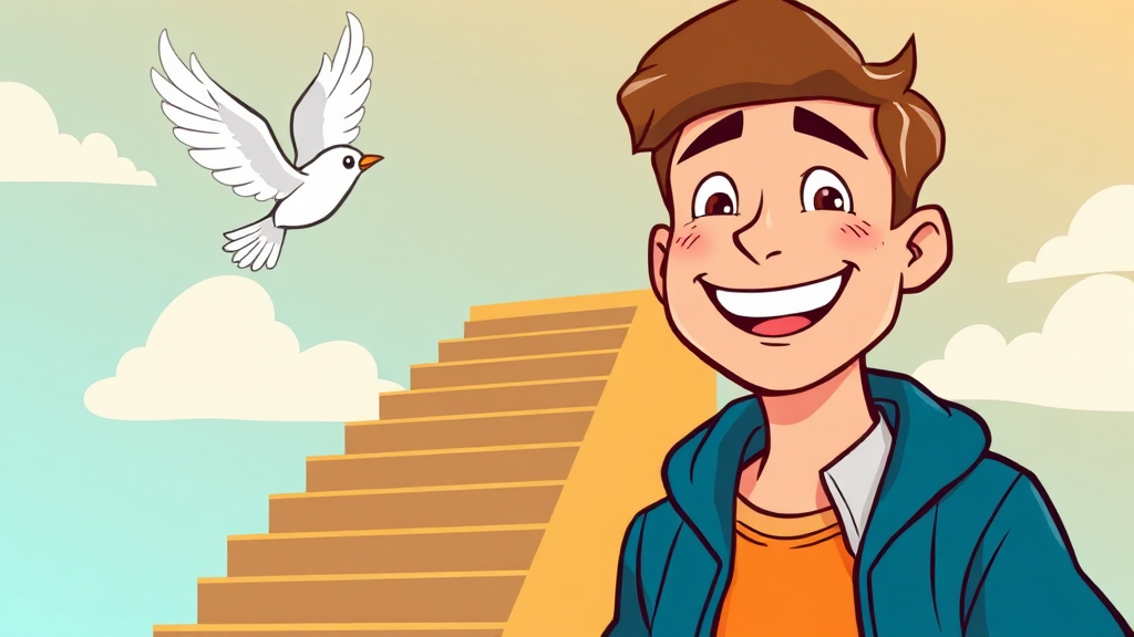 청년미래 & 도약, 뭐가 다를까? (cartoon 스타일)