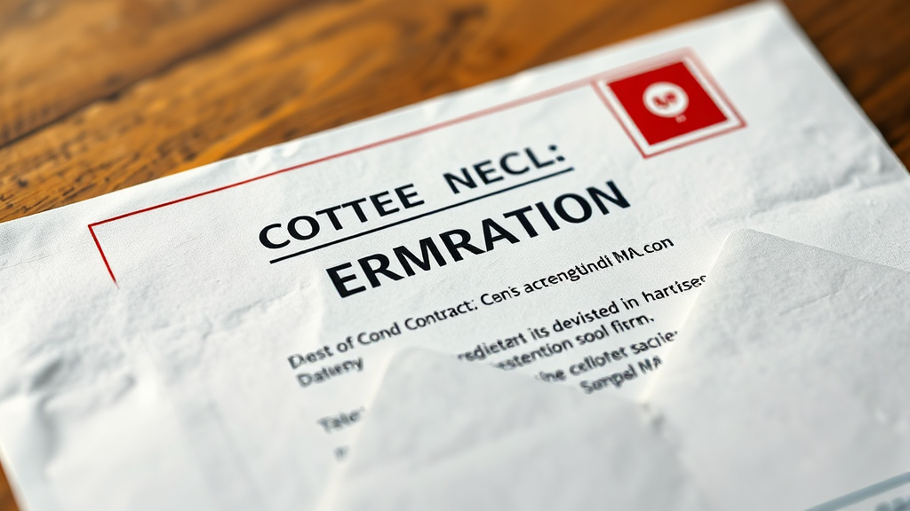 임대차 계약 해지 통보, 가장 확실한 방법은? (realistic 스타일)