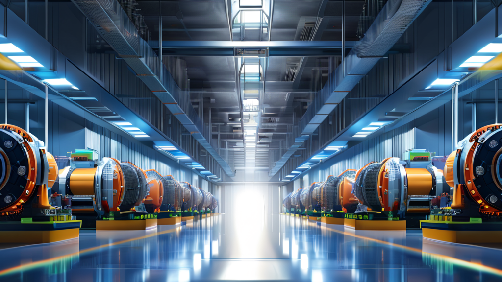 SMR 기술 고도화, 미래 에너지 시장 선점 (realistic 스타일)