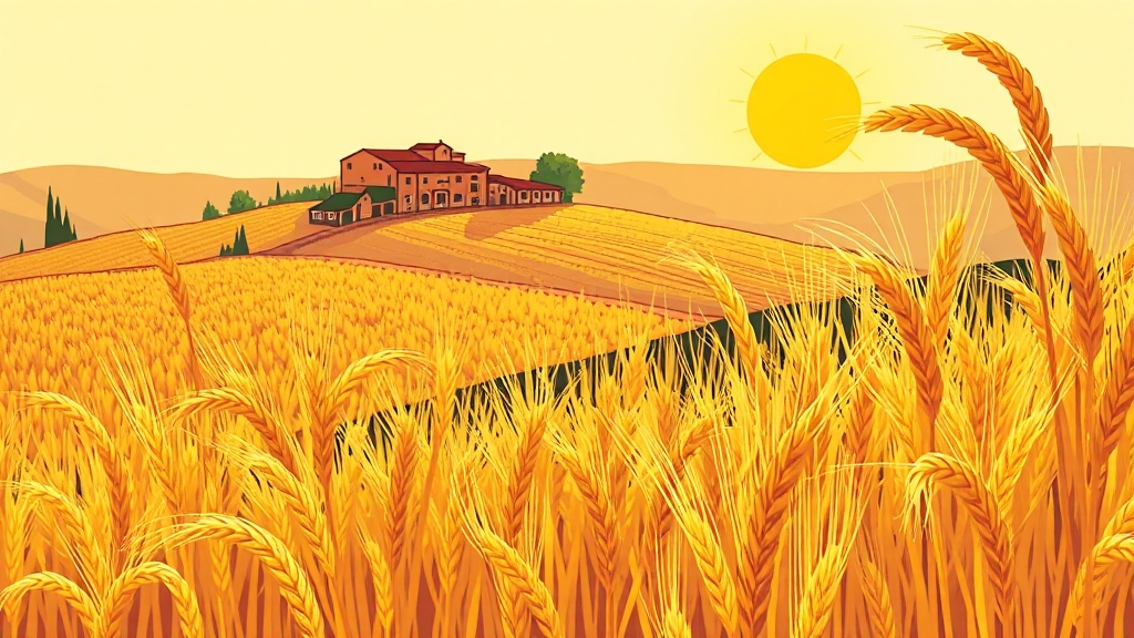 파로 곡물이란? (illustration 스타일)