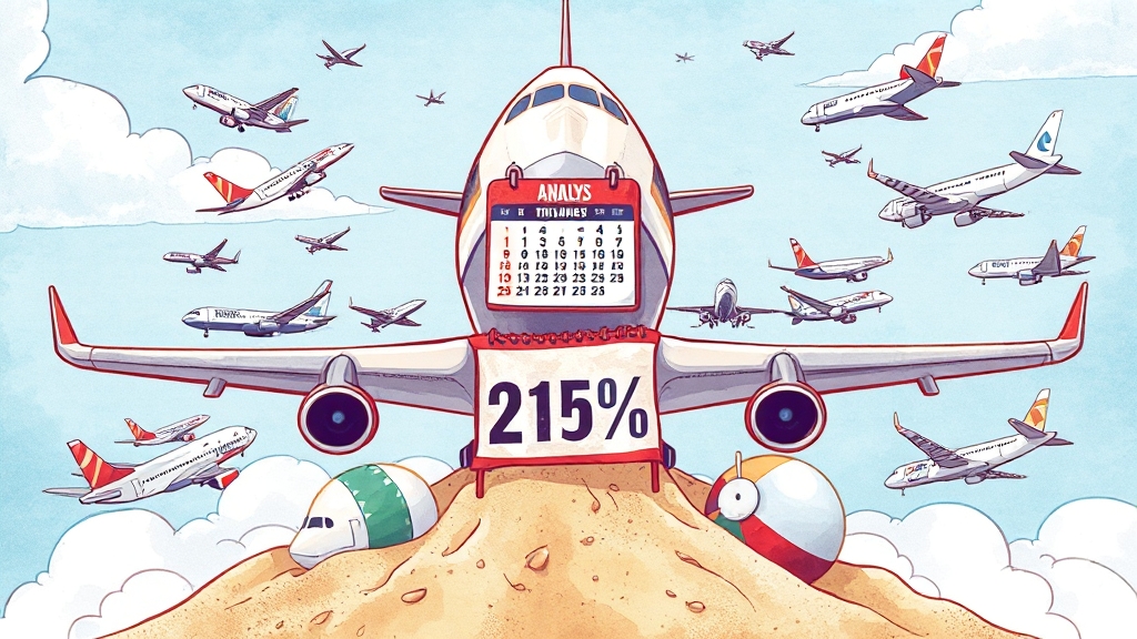 항공사별 가격 패턴 분석 (cartoon 스타일)