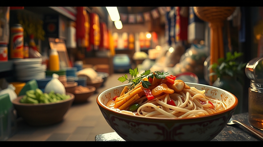 미식당, 쌀국수 & 팟타이 달인 (realistic 스타일)