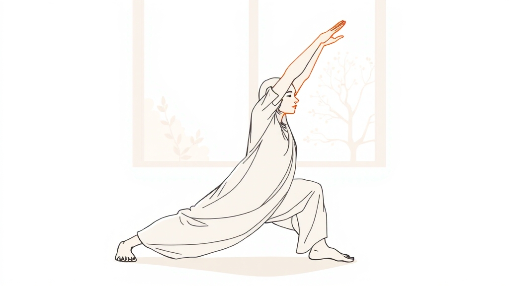 통증 예방, 생활 습관 개선 (illustration 스타일)