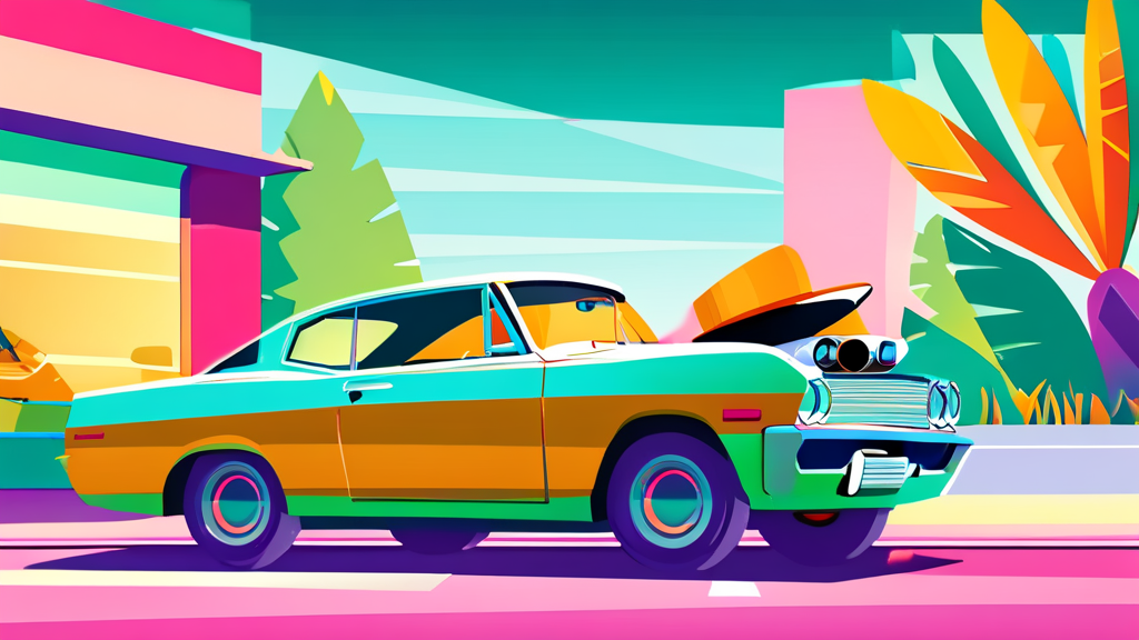 현명한 운전자를 위한 자동차보험 할증 전략 (cartoon 스타일)