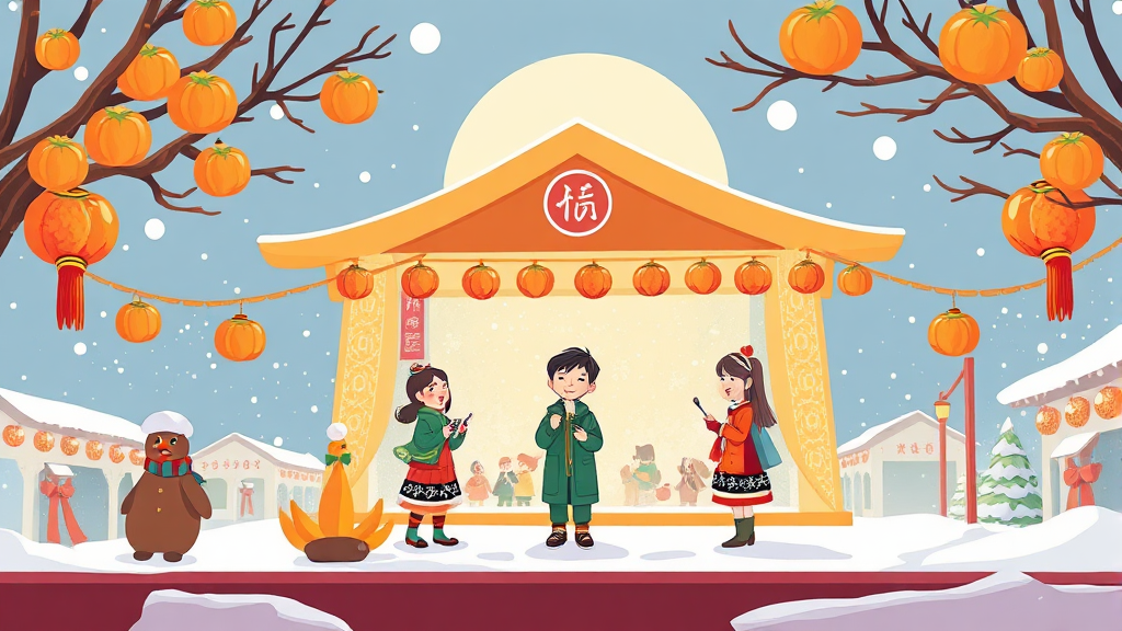 공연 & 문화 예술 행사 (cartoon 스타일)