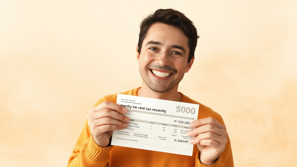 자주 누락되는 항목: 월세 (watercolor 스타일)