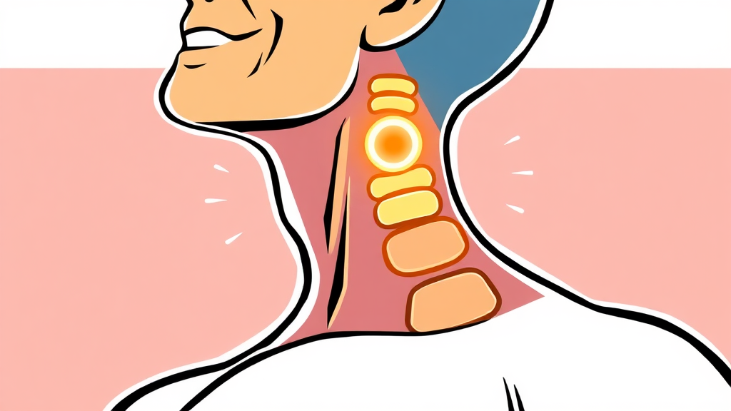 목디스크 치료 방법 상세 안내 (cartoon 스타일)