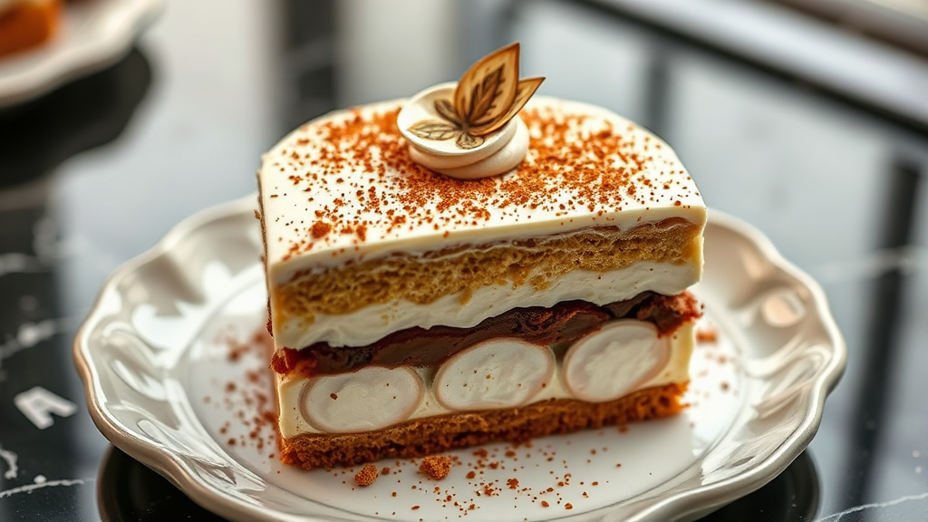 자개함 티라미수 케이크 예약 방법 (realistic 스타일)