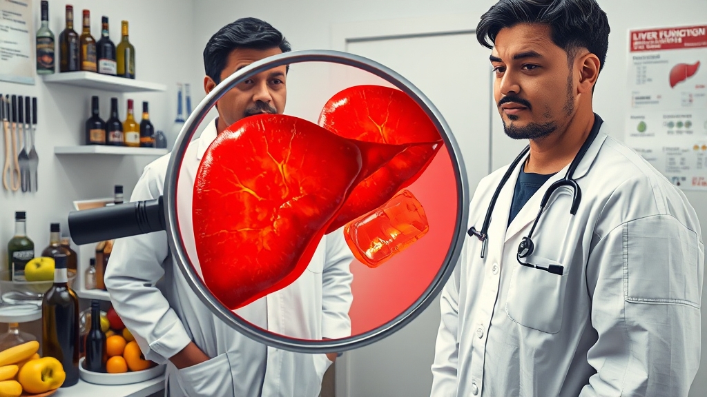 지방간이란 무엇일까요? (realistic 스타일)