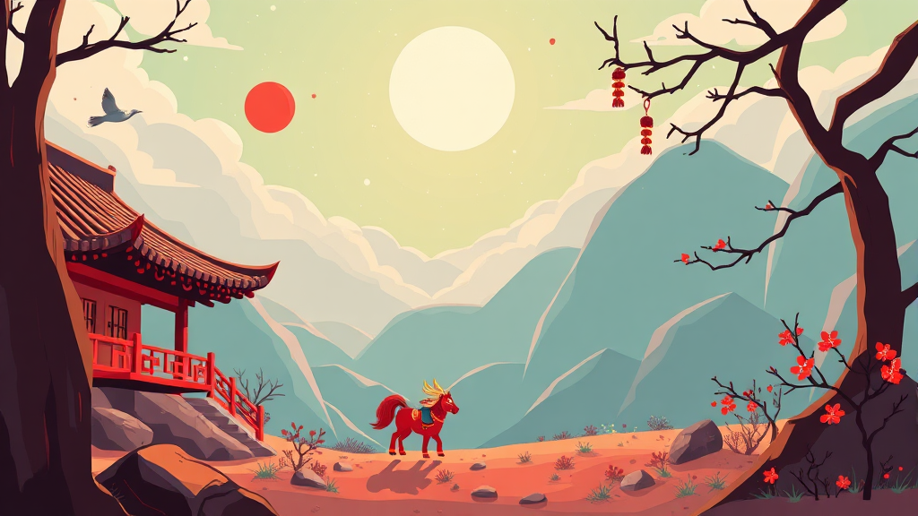 삼재의 개념과 2026년 ‘들삼재’의 의미 (cartoon 스타일)