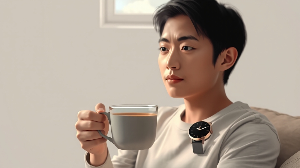 커피, 단식 중 마셔도 될까? (illustration 스타일)