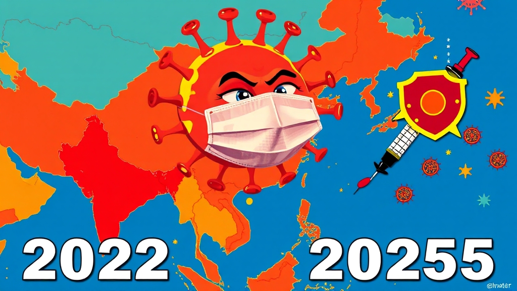 국내외 재확산 현황 및 영향 (popart 스타일)