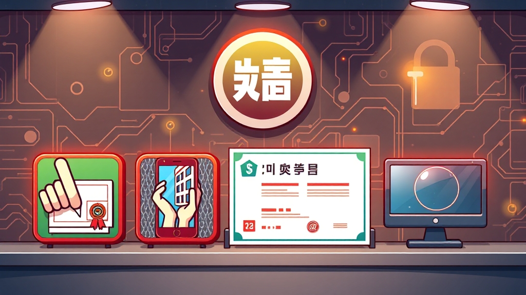 국민은행 공동인증서 발급 절차 (cartoon 스타일)