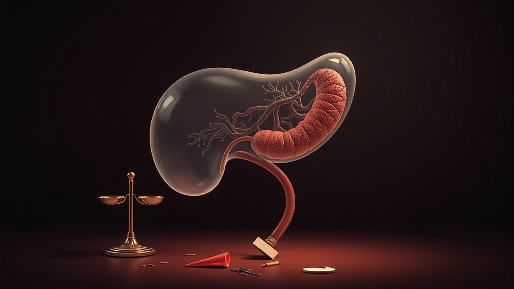 췌장암 초기 증상과 특징 (illustration 스타일)