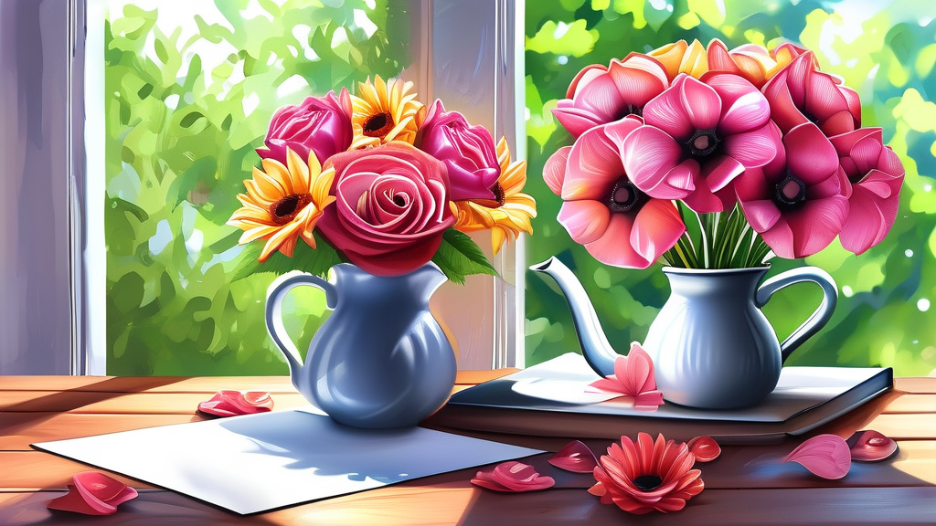 특별한 감사 메시지를 위한 캘리그래피 & 일러스트 활용법 (realistic 스타일)