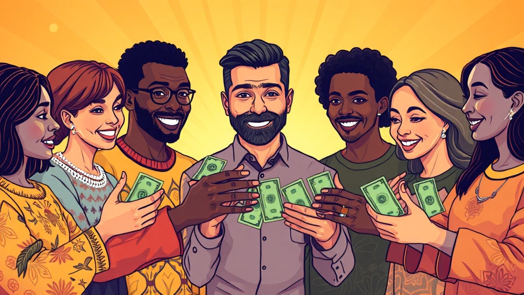 정부 지원금, 어떤 종류가 있을까요? (illustration 스타일)