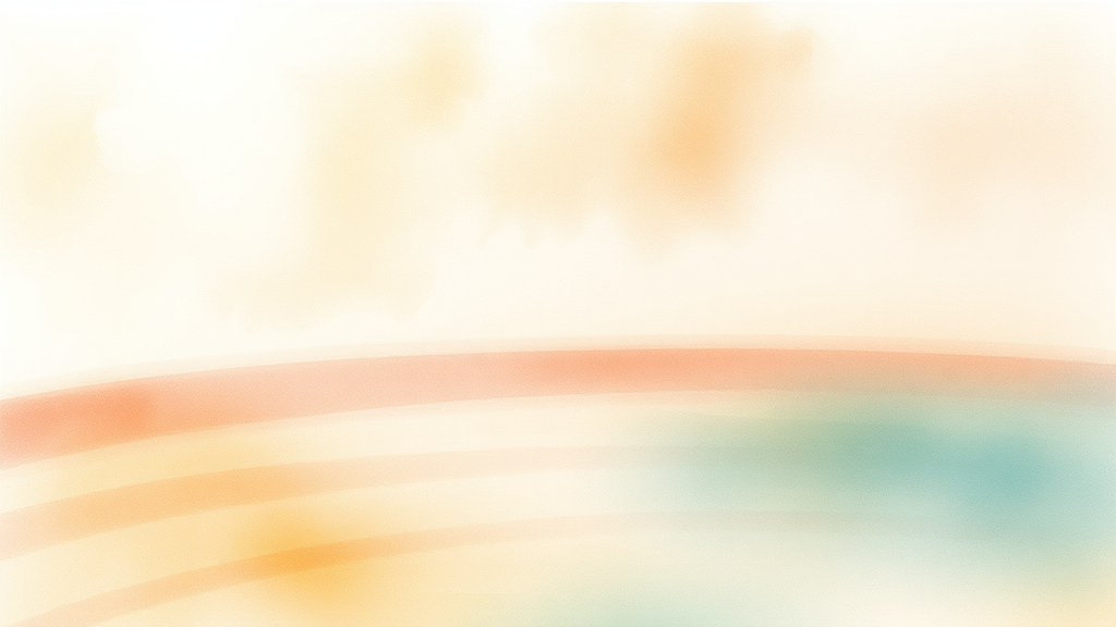 온양온천의 역사와 효능 (watercolor 스타일)