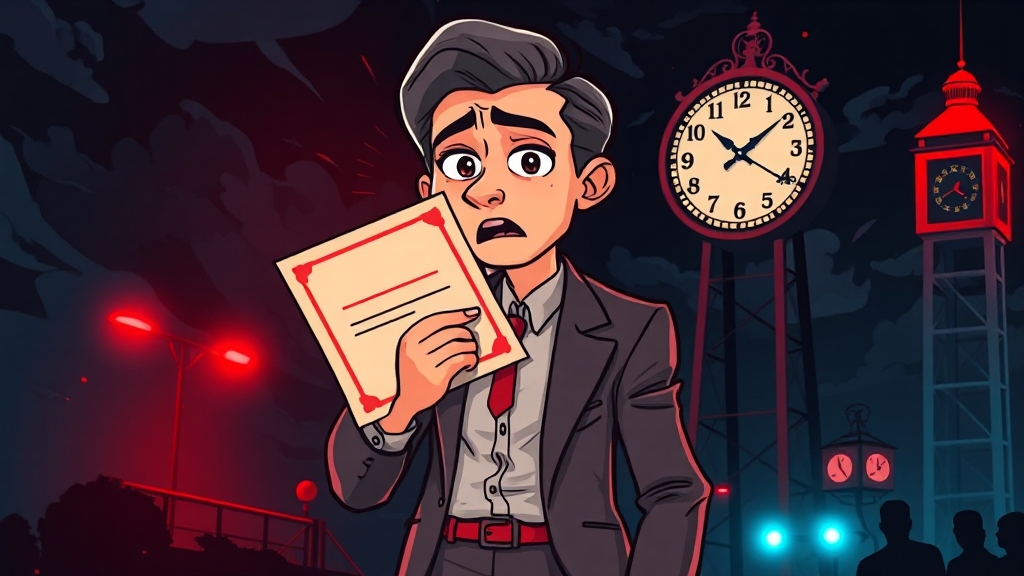 보수교육 안 받으면 어떻게 되나요? (cartoon 스타일)