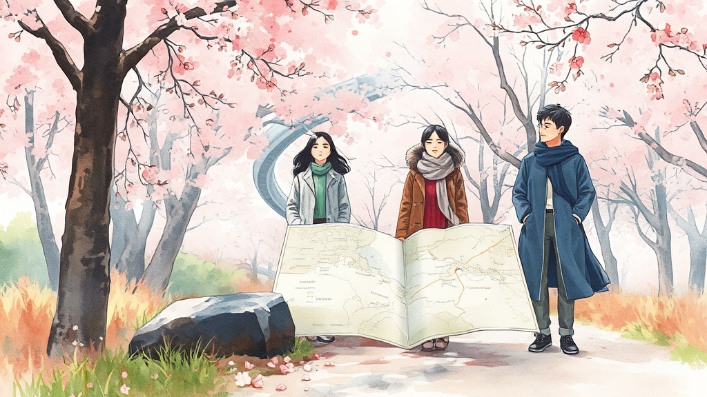 화담숲 방문 꿀팁 (watercolor 스타일)