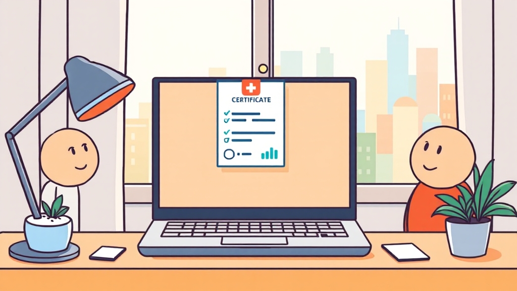 보건증, 인터넷으로 쉽게! (cartoon 스타일)