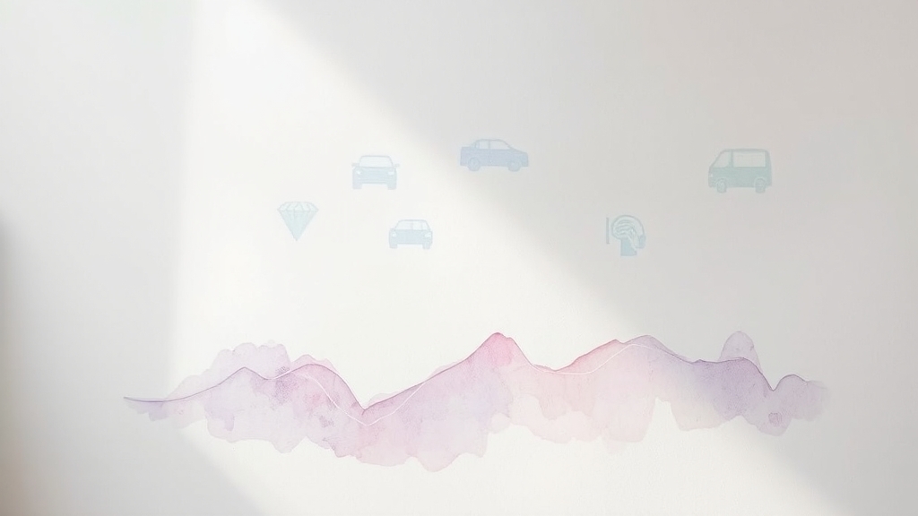 코스피 투자, 핵심은? (watercolor 스타일)