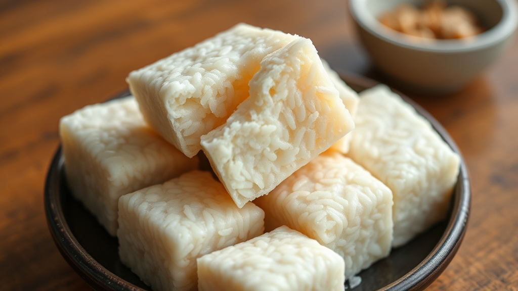 가격, 구매 및 택배 예약: 찹쌀떡 주문 가이드 (realistic 스타일)